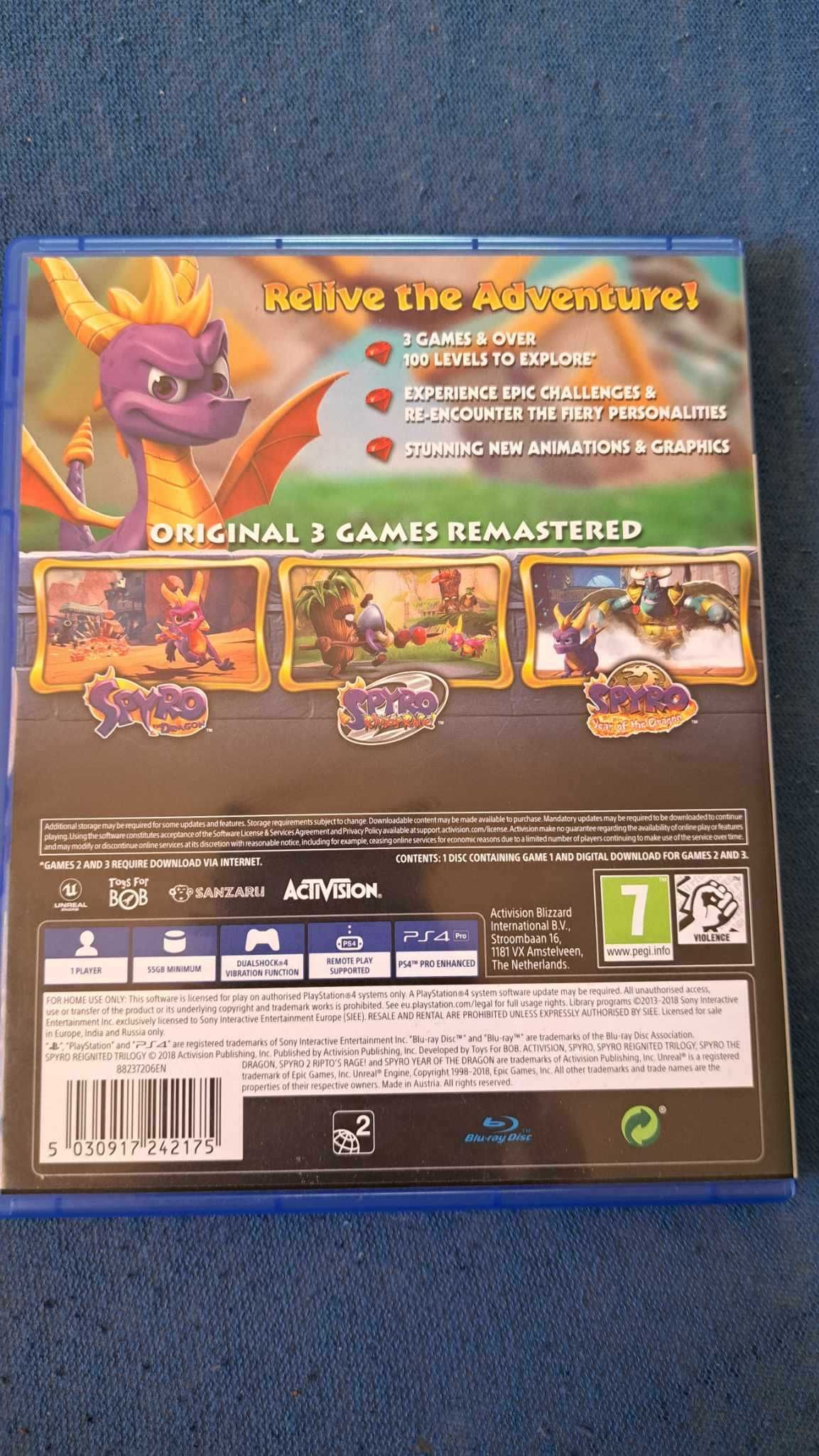 Spyro: Reignited Trilogy (Gra PS4)