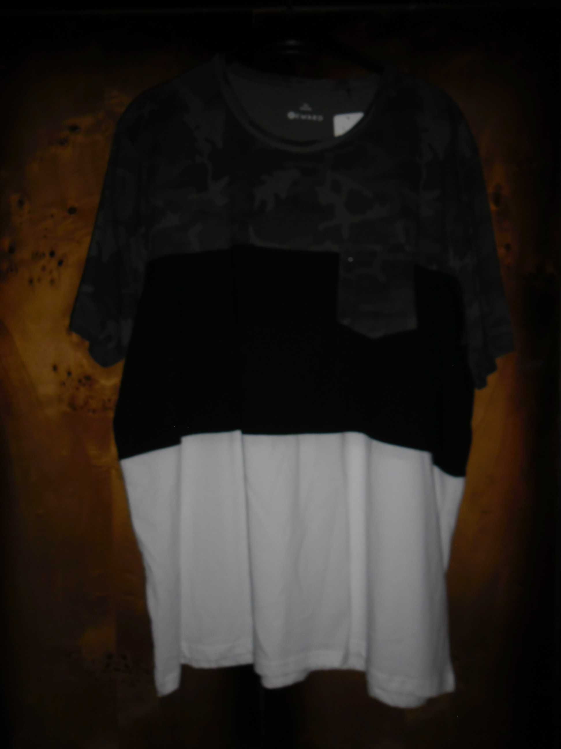 duża kolorowa koszulka męska roz.3xl,nowa