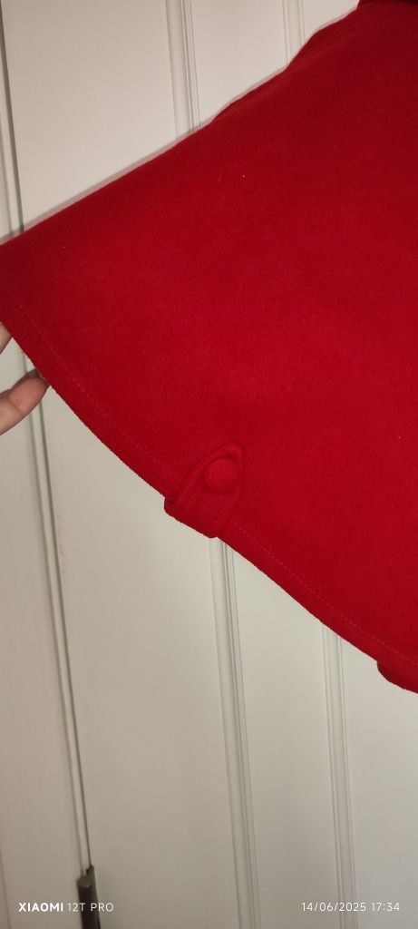 Capa / Poncho fazenda vermelha