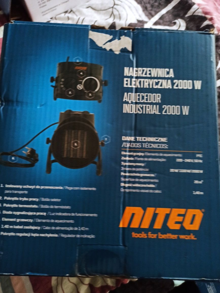 Nowa nagrzewnica niteo 2000w