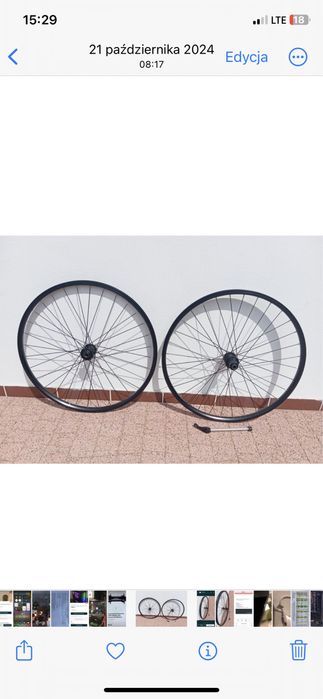 2 Nowe Koła rowerowe 26 Shimano Deore 15*100