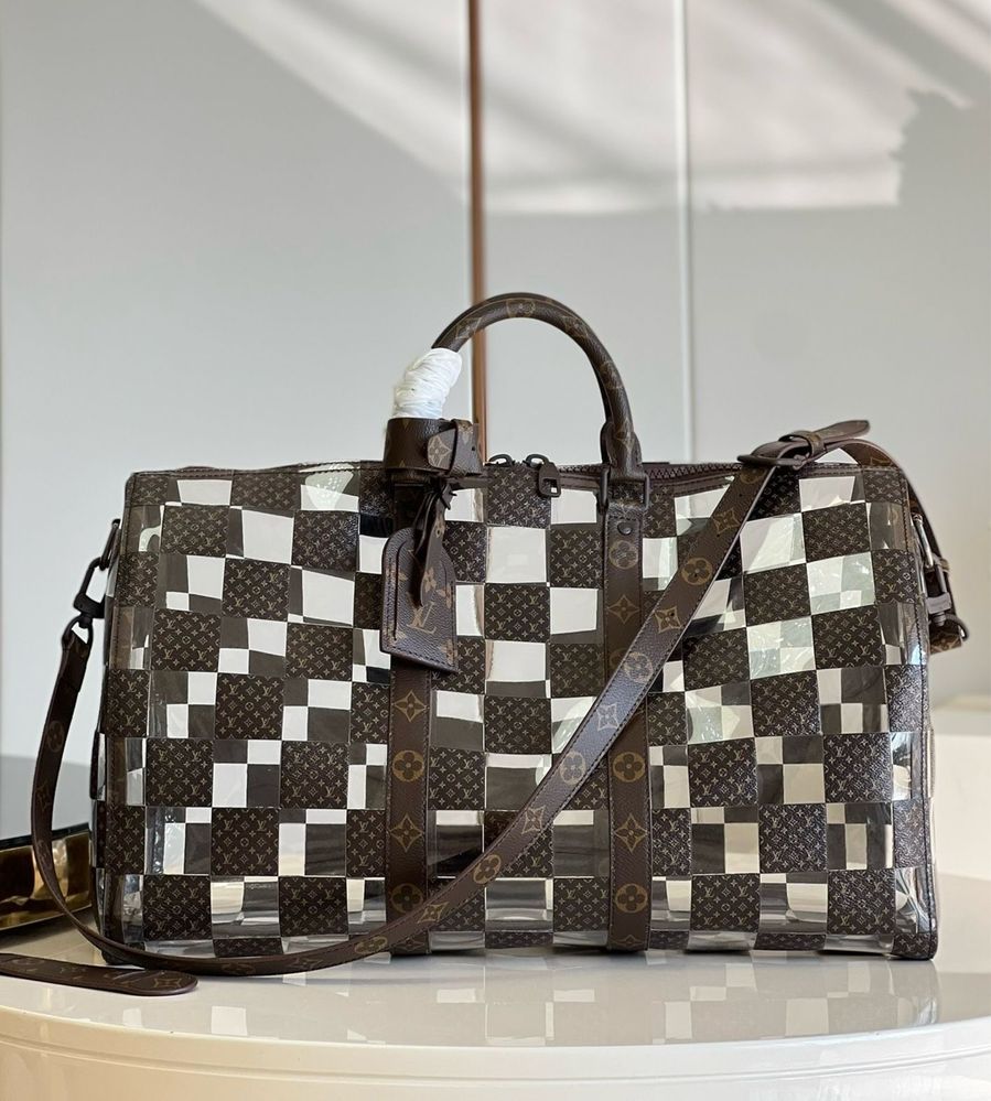 Saco de viagem Louis Vuitton  Lona e acrilico