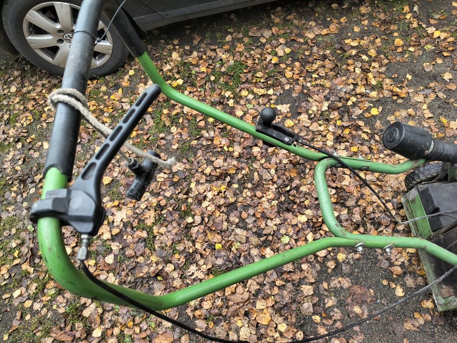 Kosiarka karczownika Sabo 6 k.mech silnik sachs niemiecka aluminium