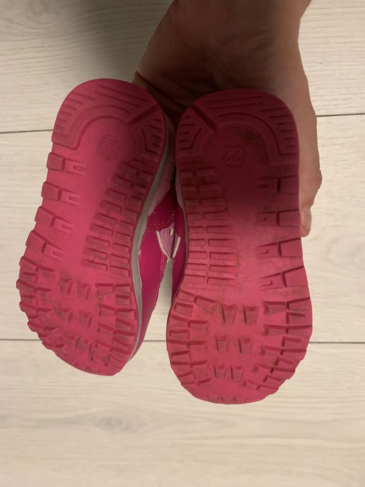 Кросовки кроси 22 розмір рожеві для дівчинки