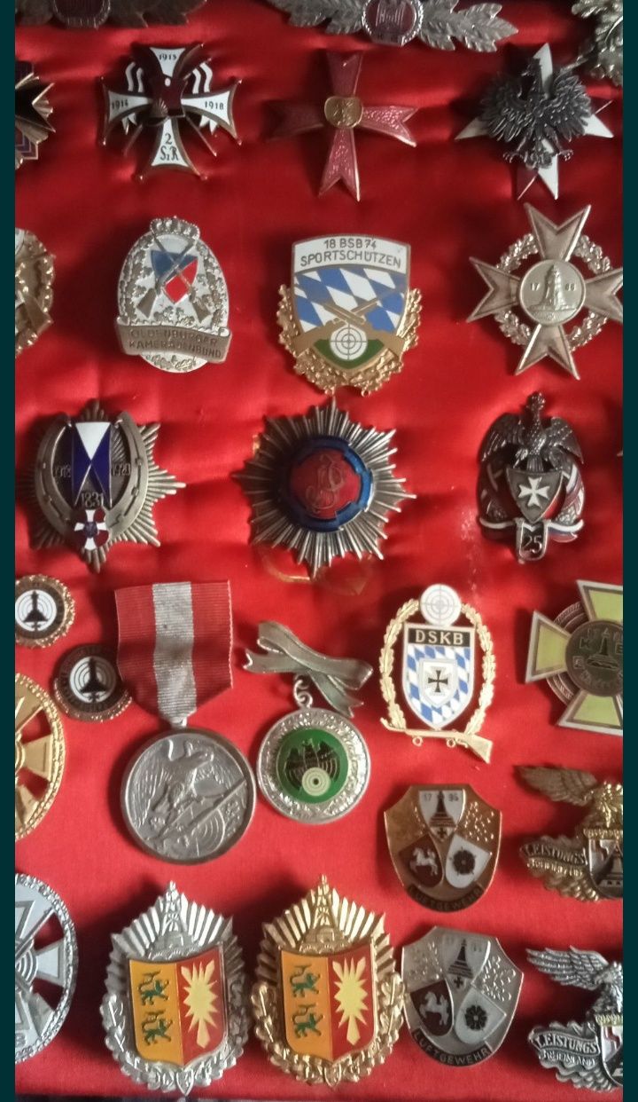 Odznaka Odznaki polskie i niemieckie Wojskowe, militarne paramilitarne