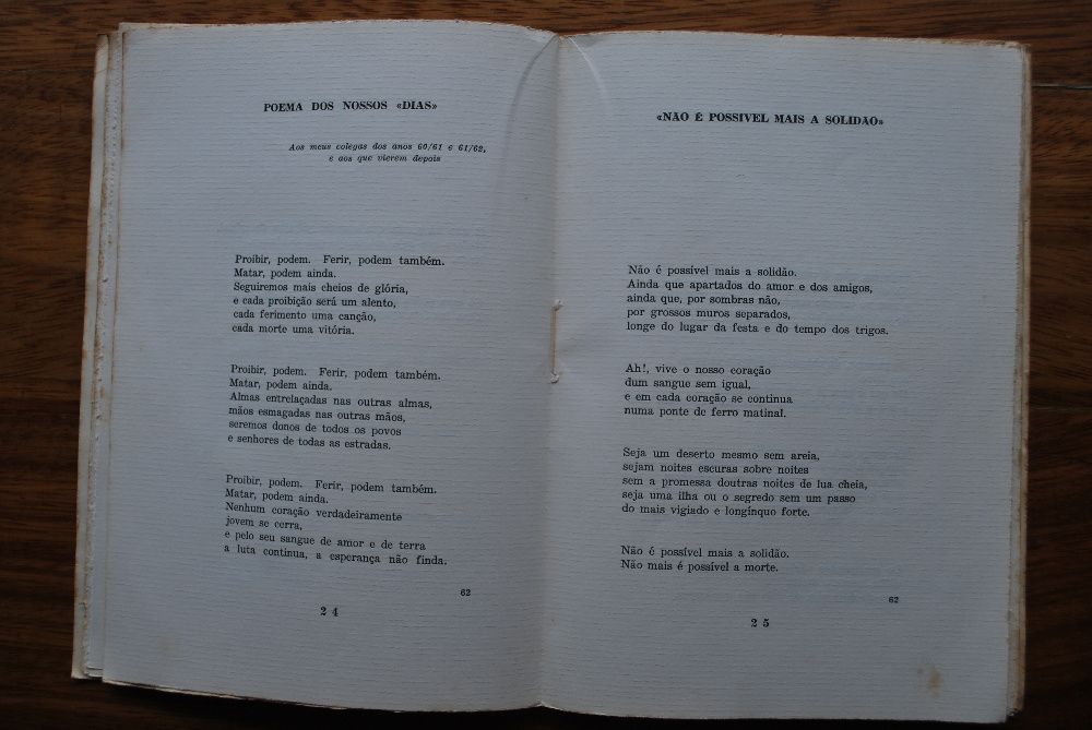 Corpo de Esperança de José Carlos de Vasconcelos (1.ª Edição Ano 1964)