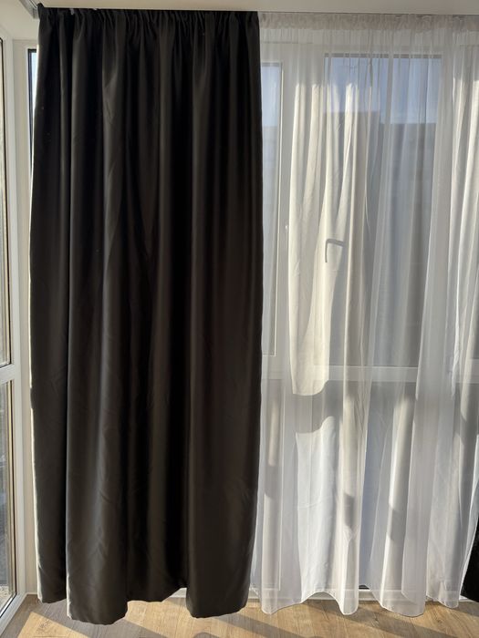 Комплект штори та тюль