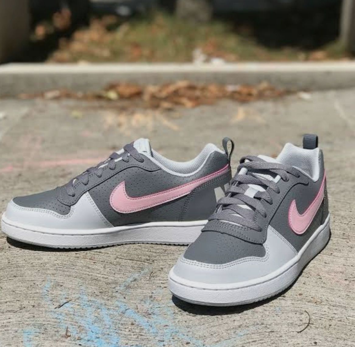 Кожаные кроссовки женские nike court borough low 22,5-23 см