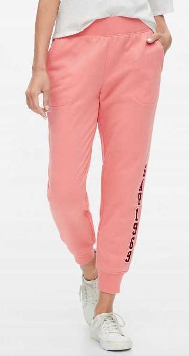GAP dresy spodnie dresowe joggersy różowe oryginał XL