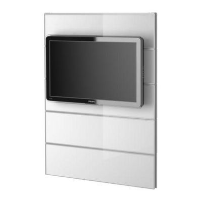 IKEA Framsta stelaż / rama + panele szkło + uchwyt TV