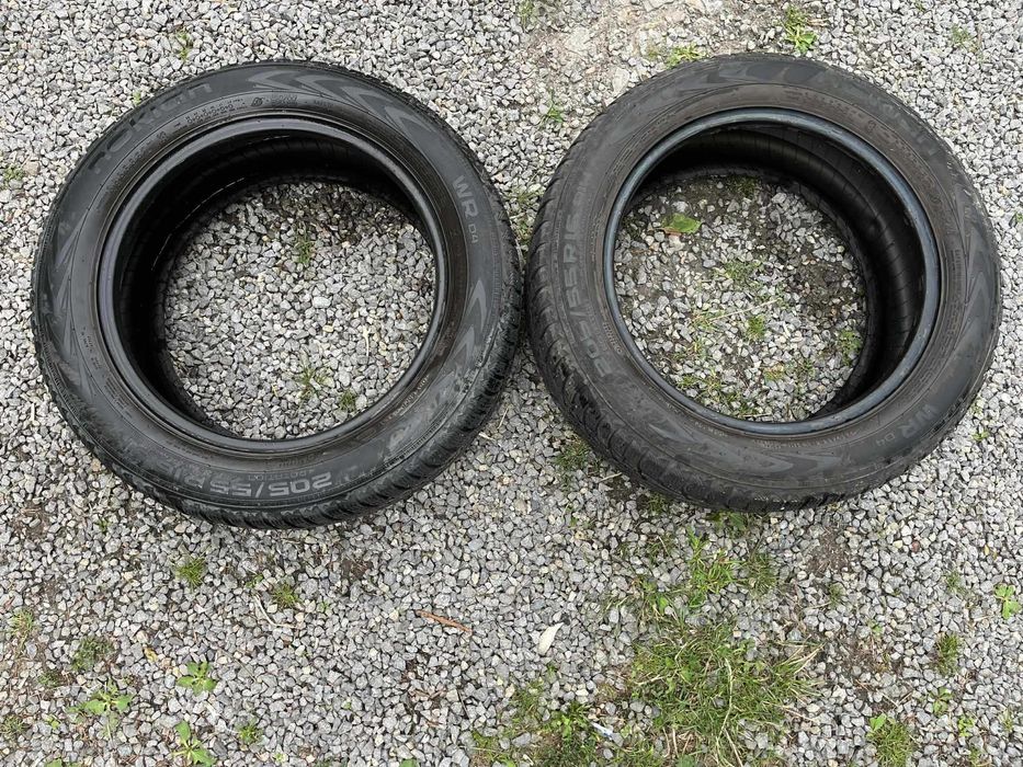 Opony 205/55R16 Nokian WR D4 Zima 2sztuki 5,39mm bieżnika