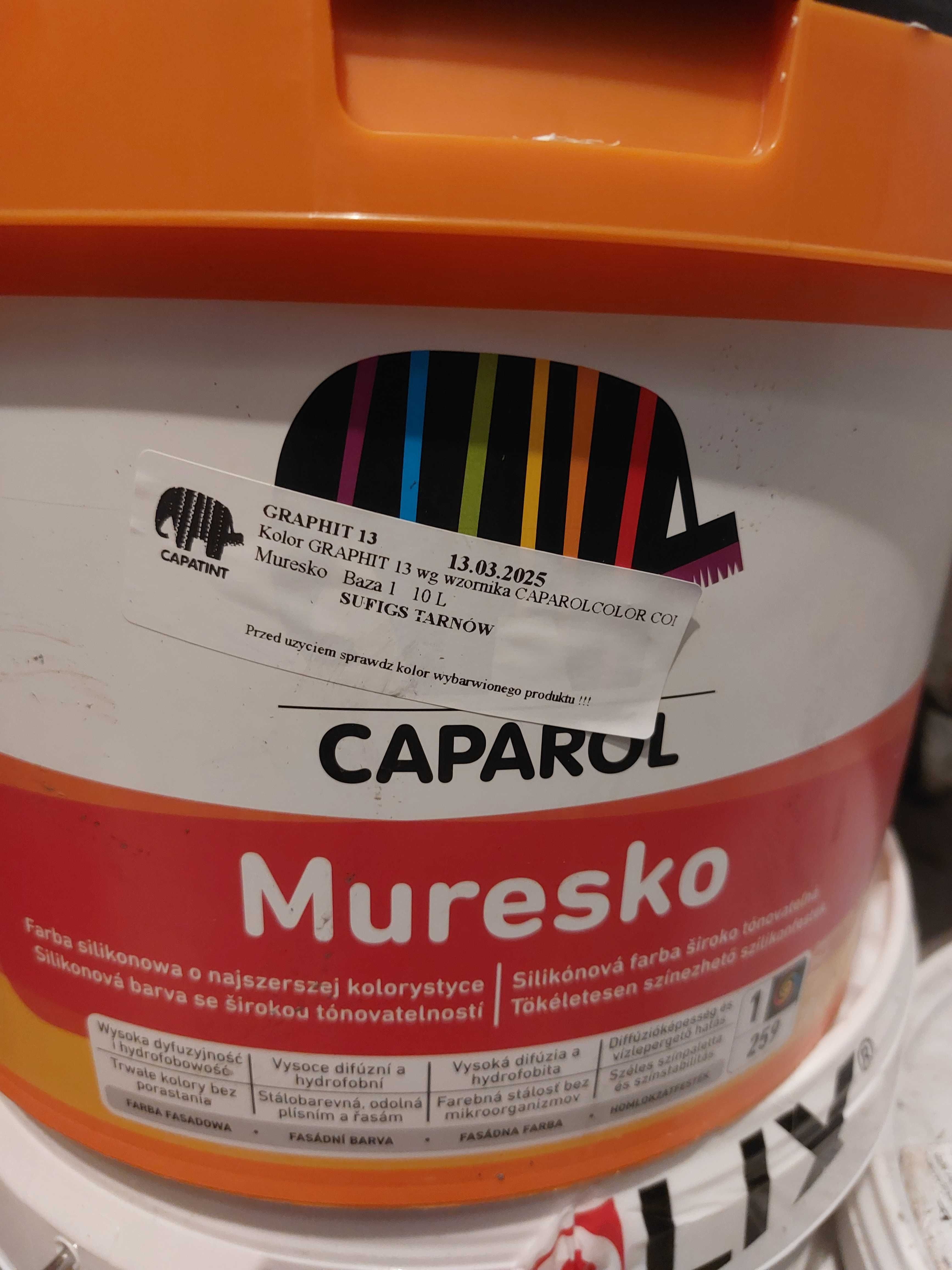 Farba elewacyjna 30l Caparol Muresko Graphit 13