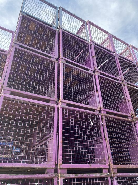 Gitterbox giterbox kosze siatkowe skrzynie metalowe