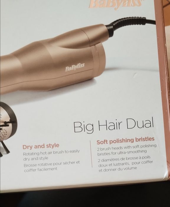 Escova Secadora giratória BaByliss
Escova Secadora Modeladora Big Hai