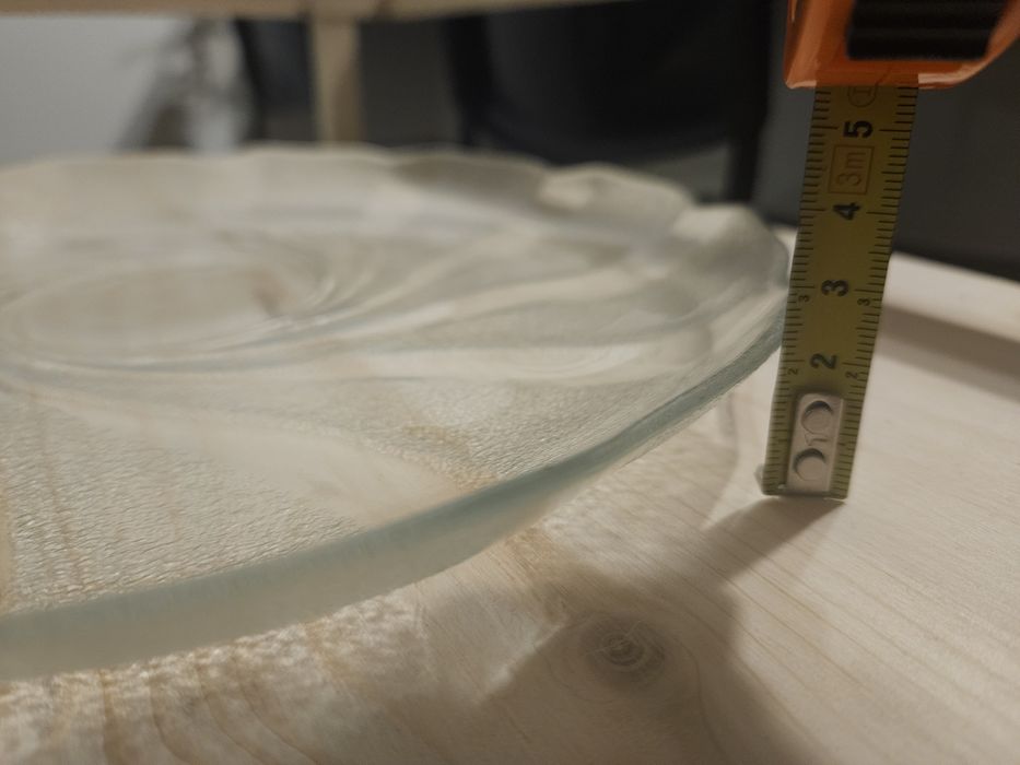 Prato de bolo de vidro 28cm