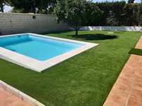 Aplicação relva sintética e natural,seixo, instalação piscinas,decks,