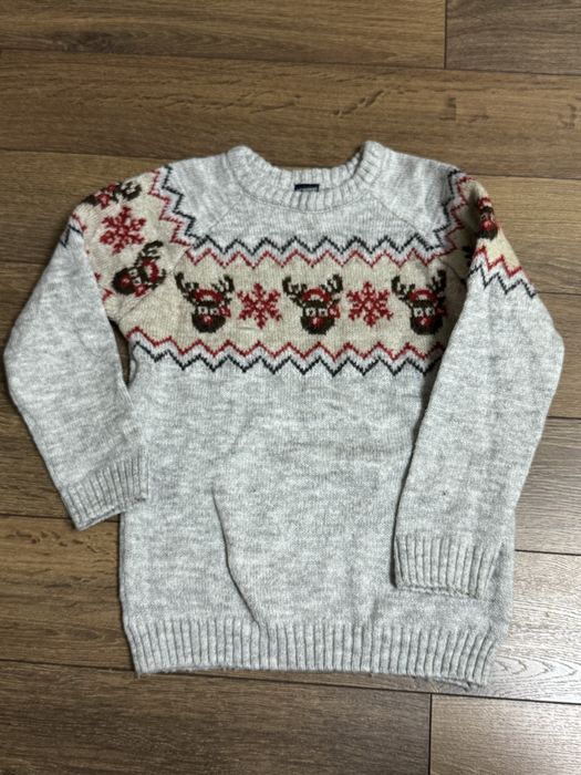 Новорічний светр новогодний свитер кофта 6-7