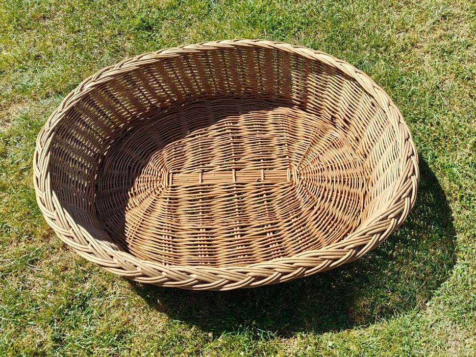 Legowisko wiklinowe kosz dla psa