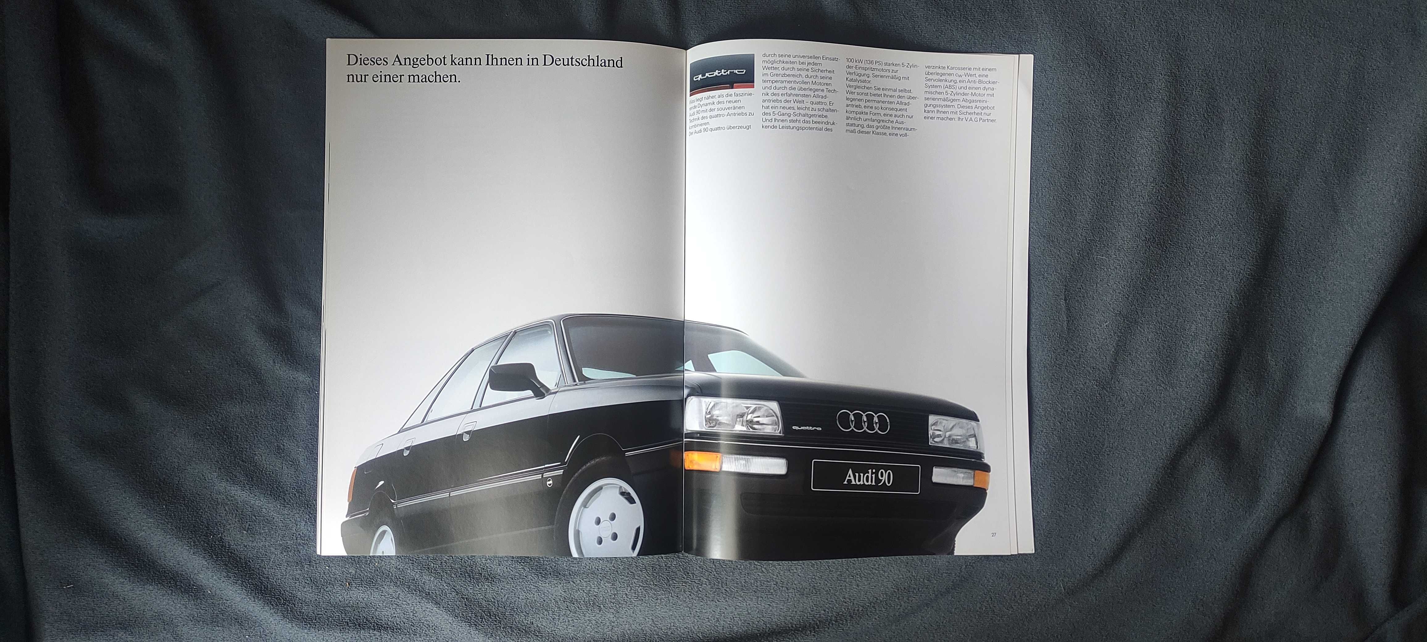 Prospekt Audi 90