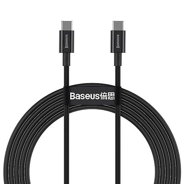 Kabel Baseus CATYS-C01 USB-C - USB-C PD QC FCP 100W 5A 480Mb/s 2m - cz