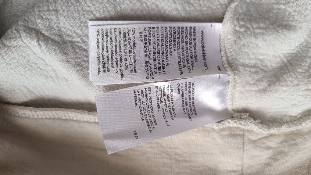 Calvin Klein beżowa bluza męska 3xl