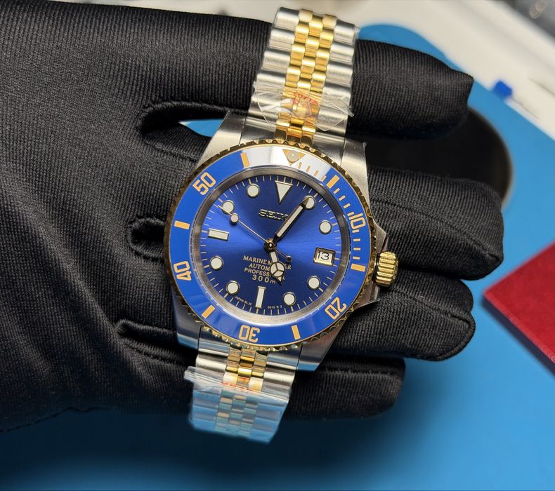Relogio Automatico Seiko Mod Marinemaster Bluesy