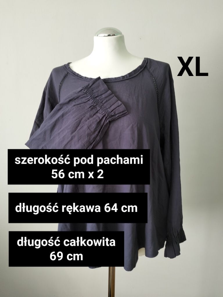 Bawełniana bluza damska, lekka,na wiosnę, XL, 42.