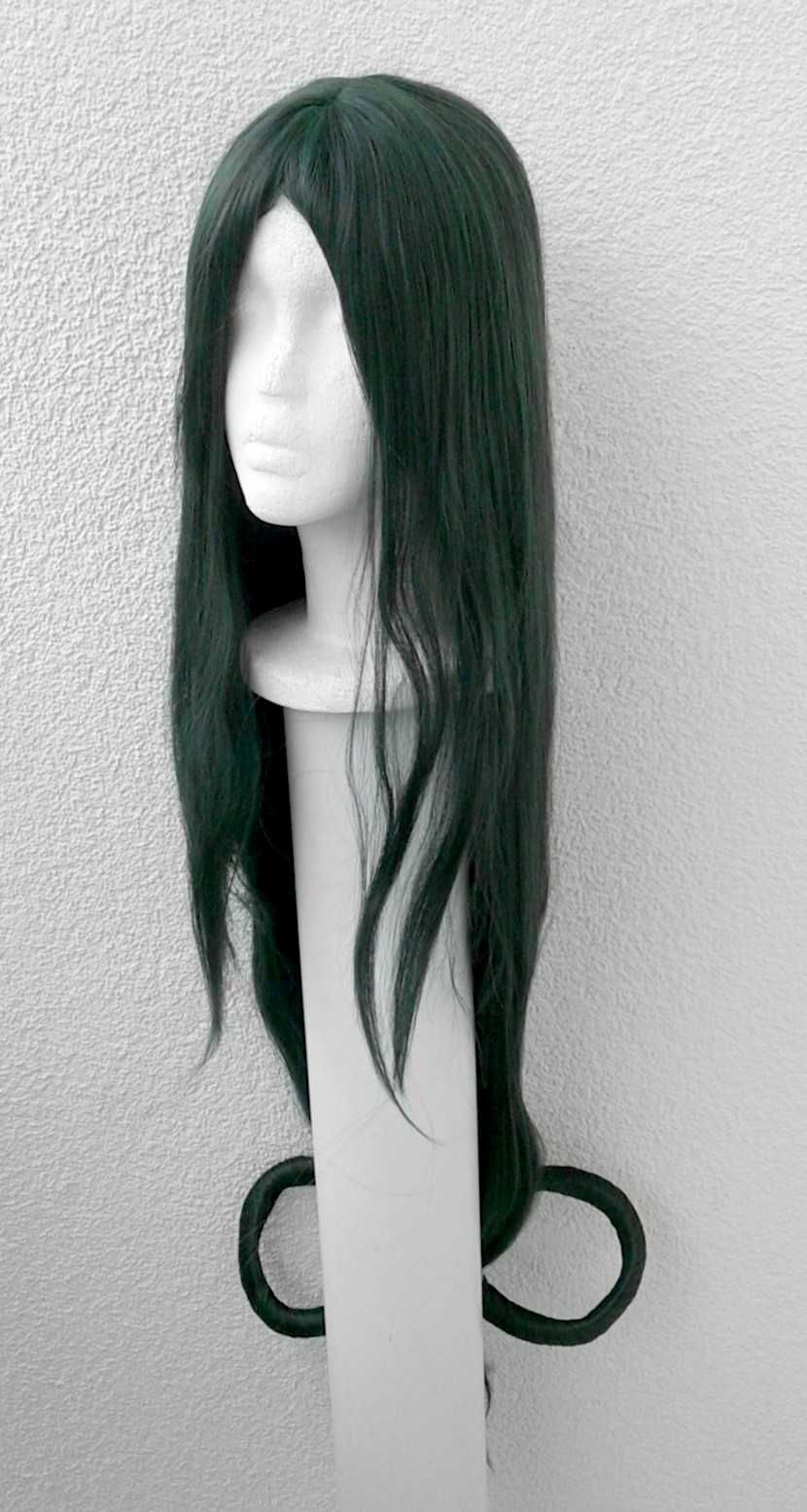 Promocja! Tsuyu Bnha My hero academia cosplay wig zielona długa peruka