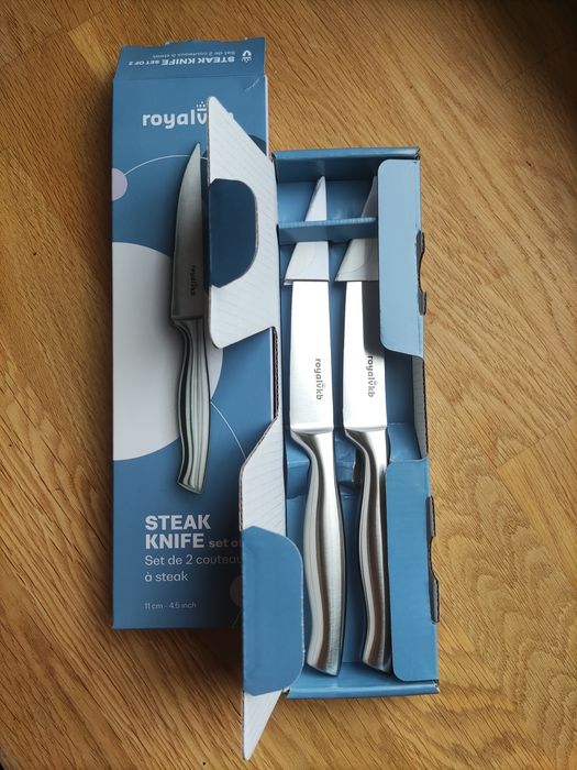 Noże do steków zestaw 2szt ROYALVKB NOWE