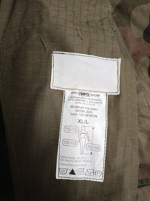 Mundur letni xl/l