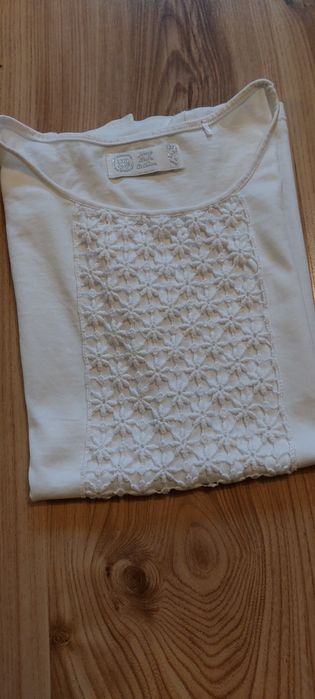 Bluzeczka dziewczęca biała