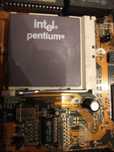Płyta główna + ramy +karta grafiki ,procesor Intel pentium vintage