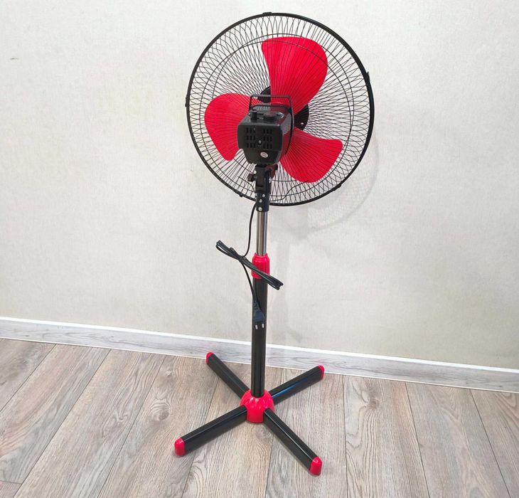 Новий підлоговий вентилятор потужний і тихий, для великої кімнатий