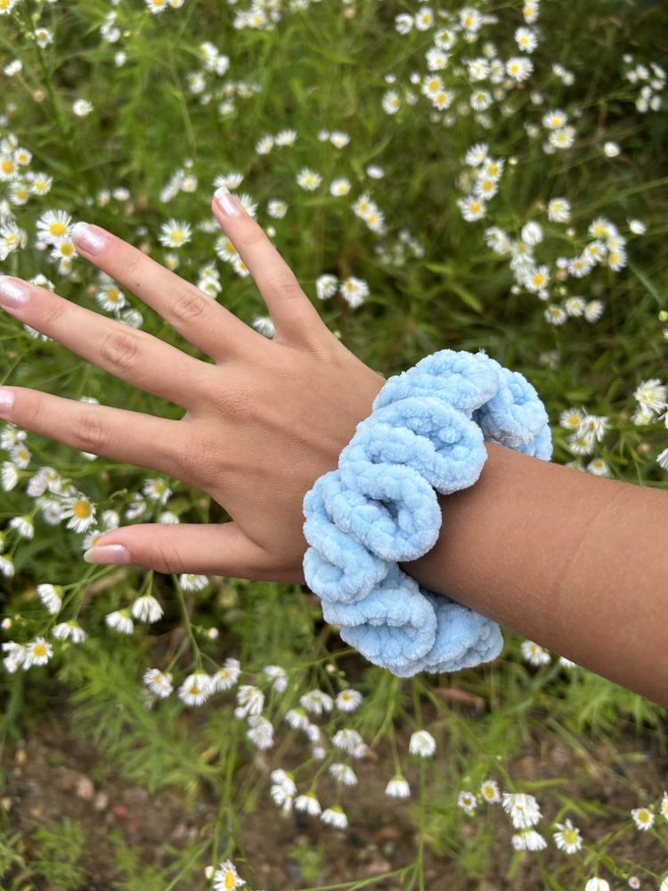 Scrunchie na szydełku