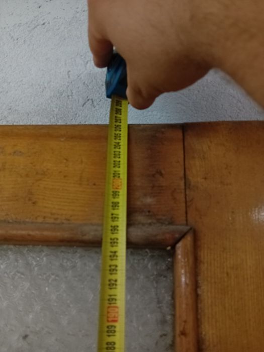 Drzwi dębowe, potrójne do renowacji