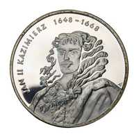 2000r. - 10 Złotych - Jan II Kazimierz - popiersie