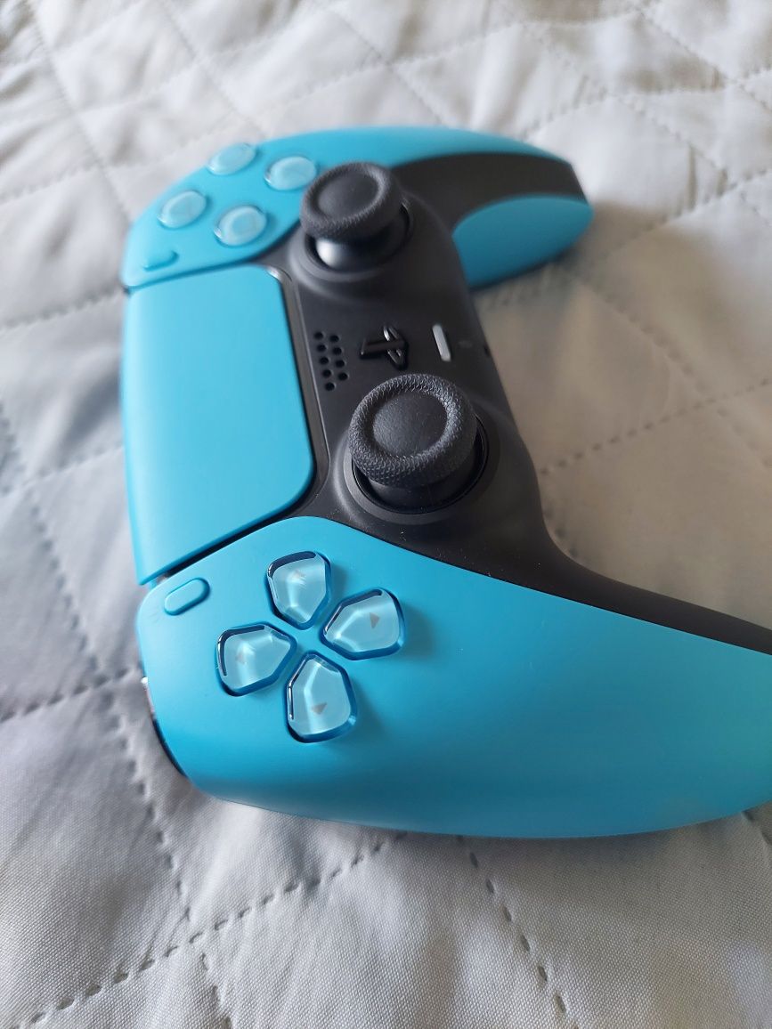 Pad DualSense PS5 błękitny z pudełkiem i gwarancją