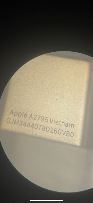 Оригінальний USB-C 60W Charge Cable 1m A2795 MW493AM/A