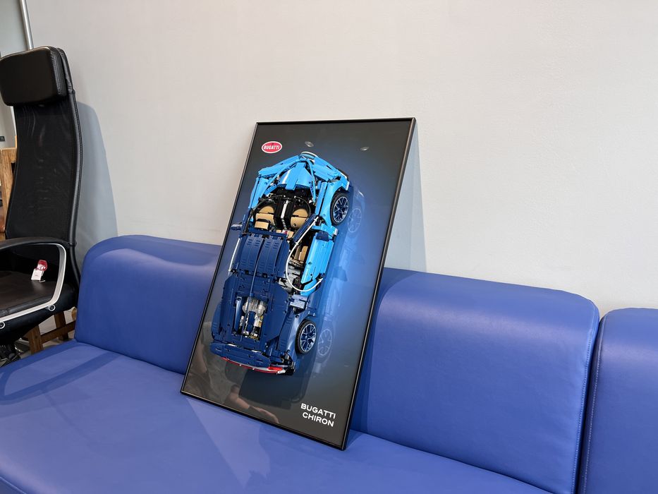 АРТ Рамка для LEGO Technic Bugatti Chiron 42083 Лего Техник Держатель