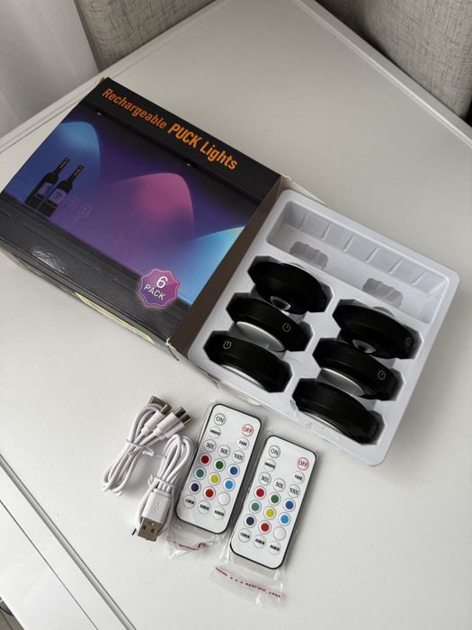 Акамуляторні RGB світильники. Декоративне освітлення - 1200мА-год