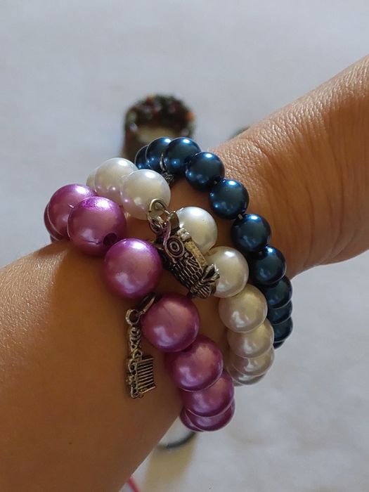 Lote 9 Pulseiras Variadas
