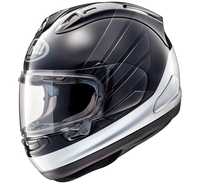 capacete arai rx-7v cb preta/branca