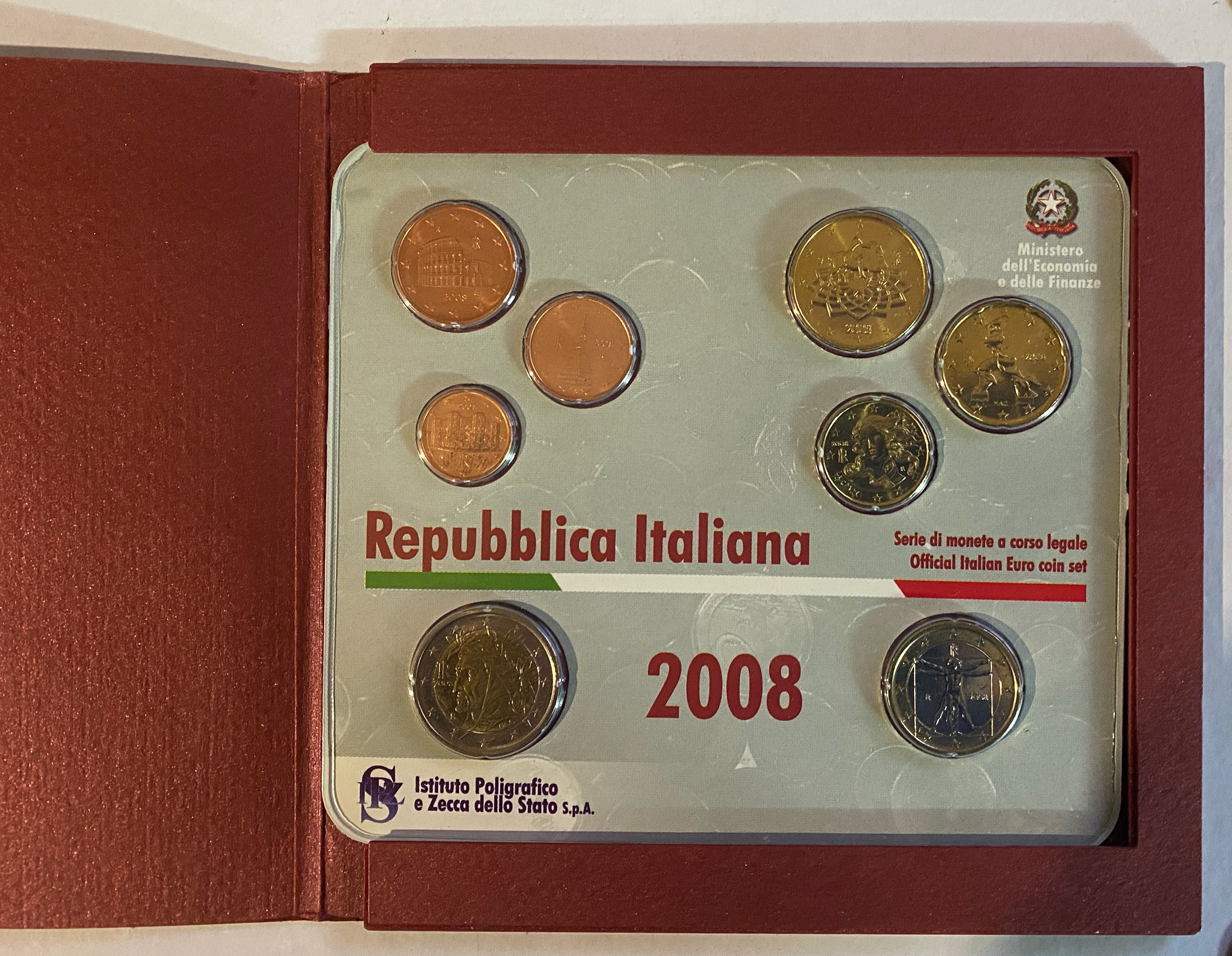 Itália euro BNC  - 2008