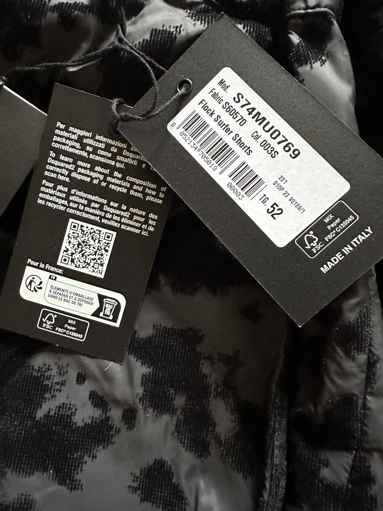 Dsquared2 szorty spodenki nowe z metką r 52