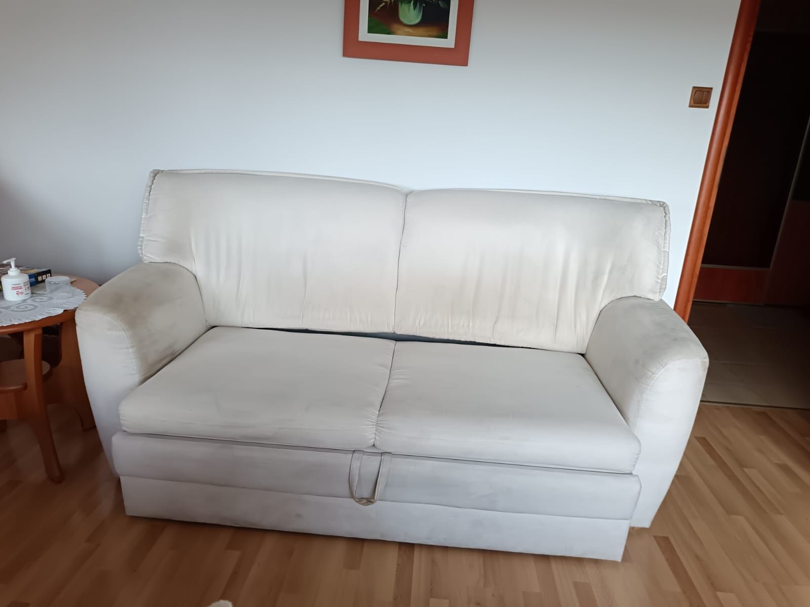 Kanapa rozkładana I fotel komplet Stan bdb polecam