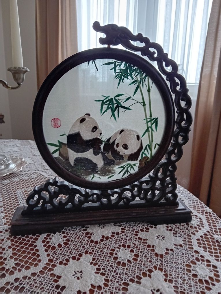 Chińska ramka z pandami