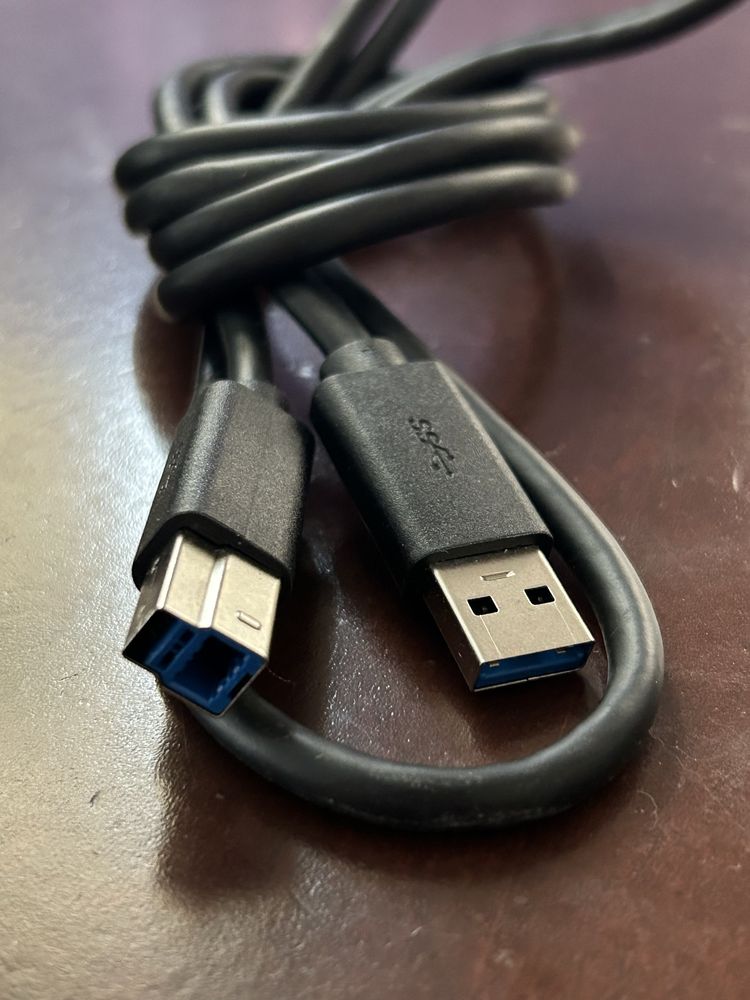 Kabel USB typ A - USB3.0 do drukarki 3 sztuki