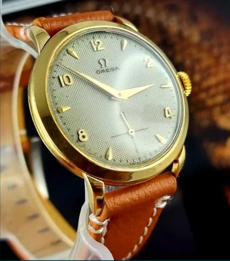 Złoty 18k Luksusowy Zegarek „Omega Tresor” Vintage XL Jumbo Unikat !!!