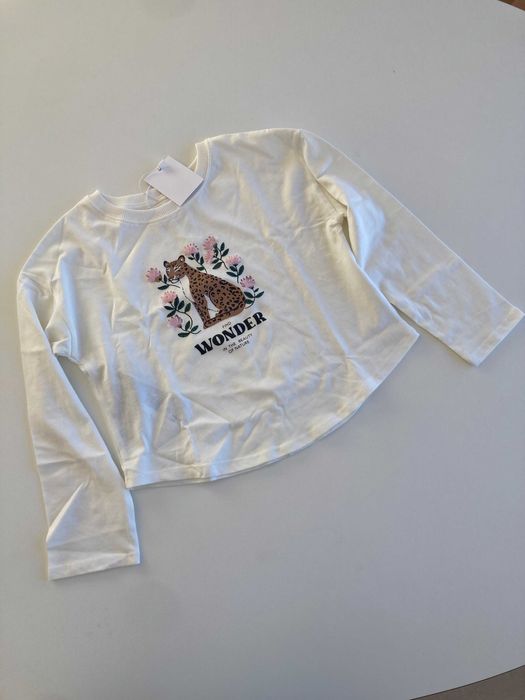 Camisola Branca de Menina, Mango, Tam.5/6