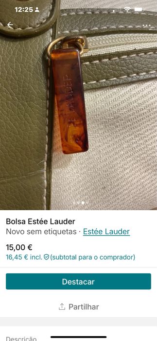 Bolsa maquiagem Estée Lauder